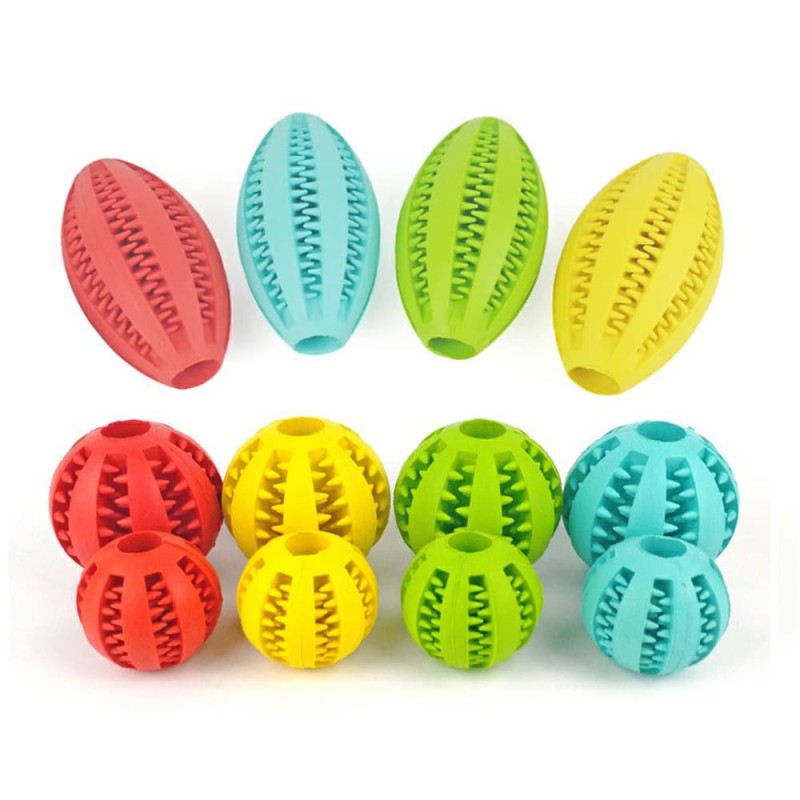 Dog Toys Extra-tough Rubber Jump Interactive Elasticity Ball Dog Chew