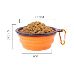 Eco-friendly plastic 2 in 1 pet food water bottle for dog travel