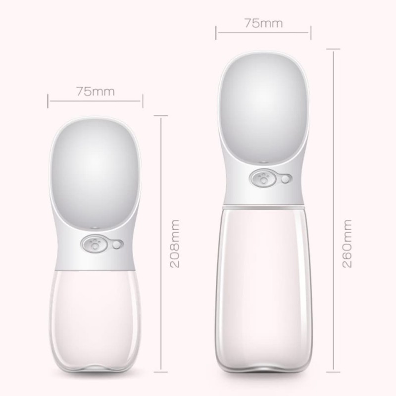 Portable Plastic Pet Water Bottle